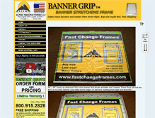 Tablet Screenshot of bannergrip.com